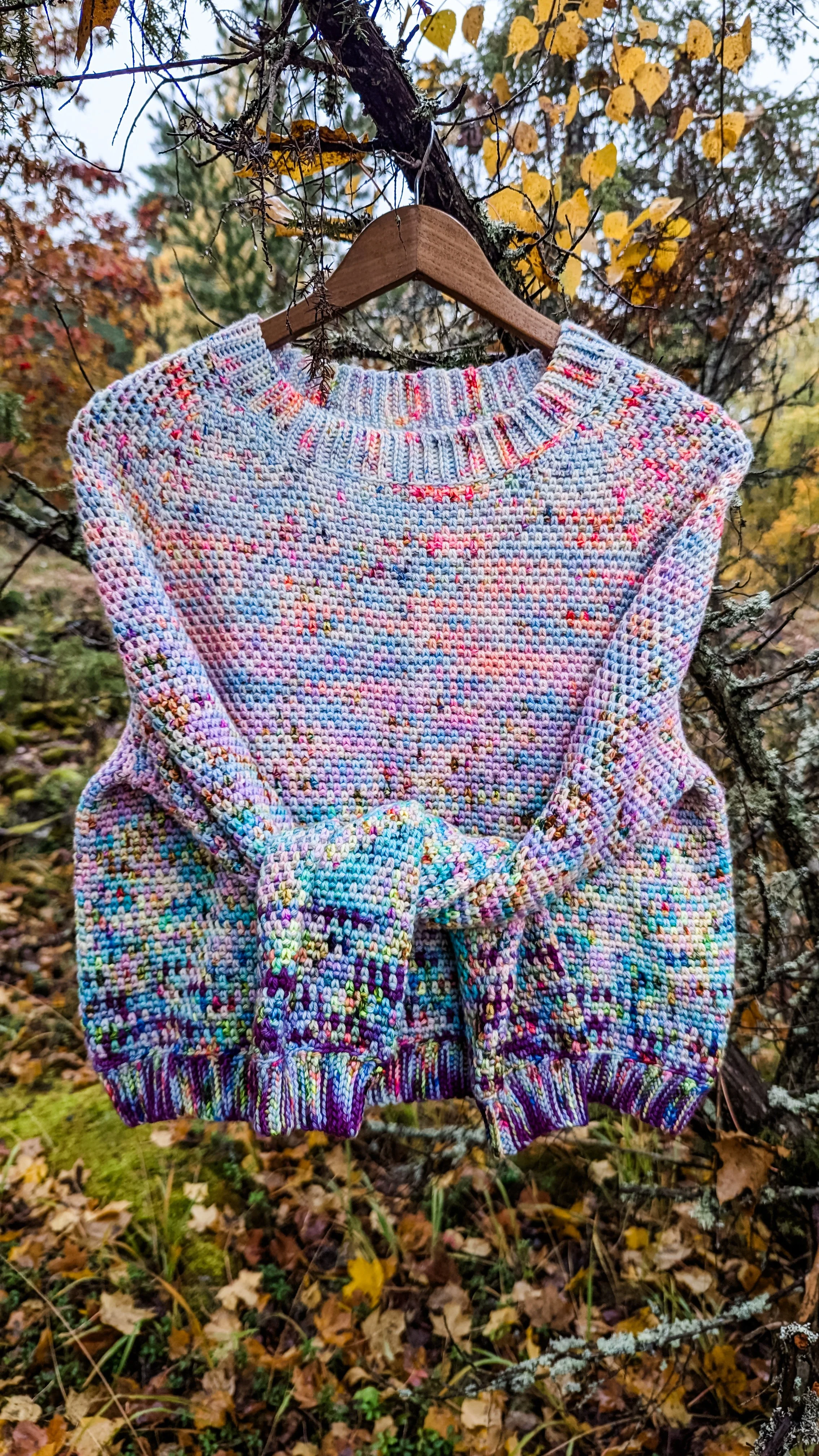 Stripy Parvum Pullover — Nomad Stitches